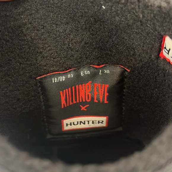 Hunter x “Killing Eve” Limited Edition Rain Boots W9 - Picture 10 of 12
